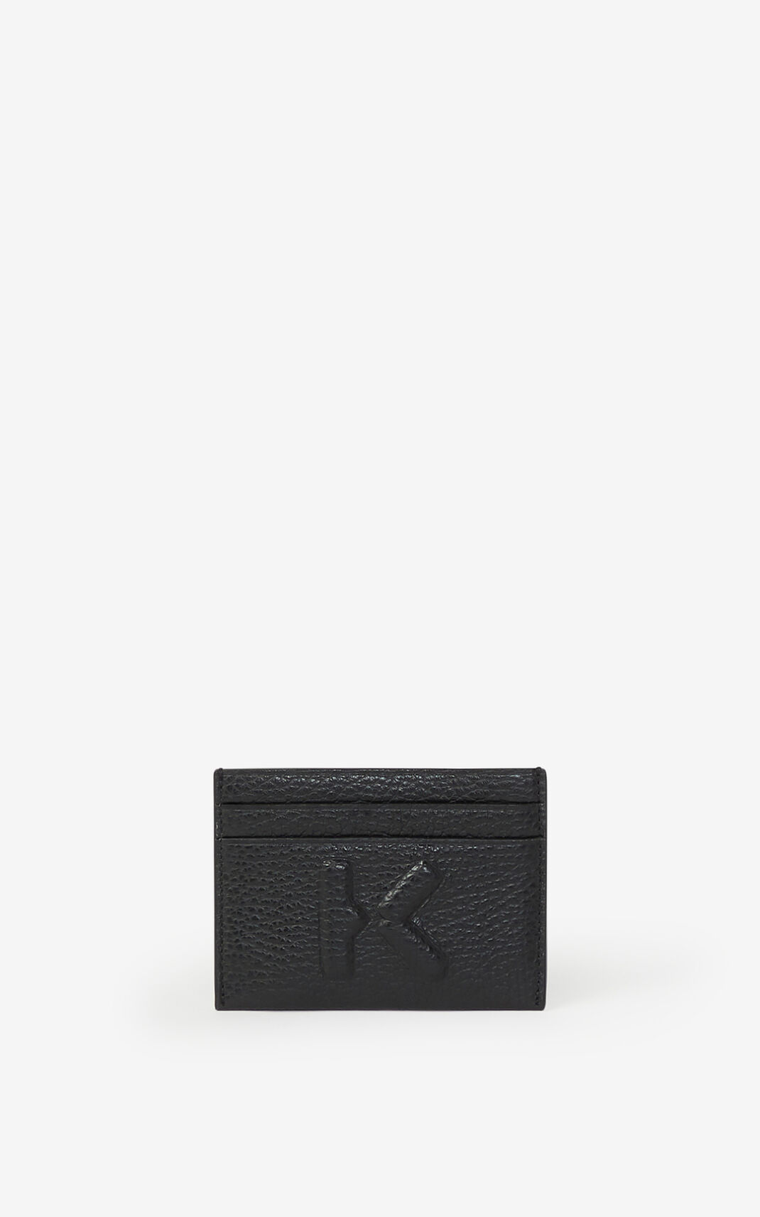 Monedero Kenzo Imprint grained Cuero cardholder Hombre Negras - SKU.9368877